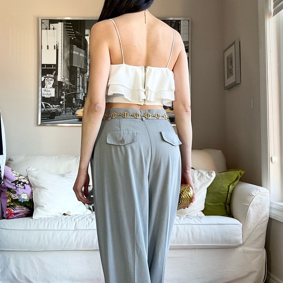 Zara Ruffle cropped top - Picture 4 of 12